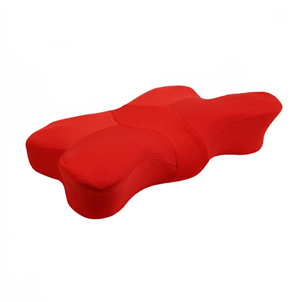 Butterfly Memory Foam Kudde, Multi-directional Red