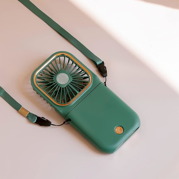 Mini USB Fläkt Vikbar Mobil Power Fläkt Hängande hals