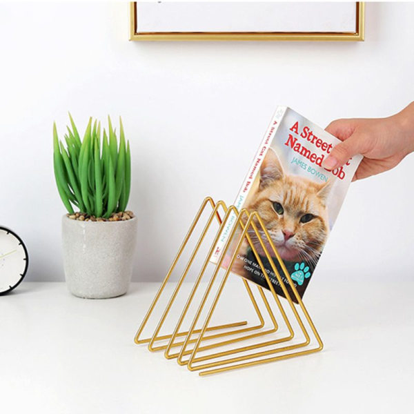 Nordic Triangle Shape Simple Book Support Stand Desktop