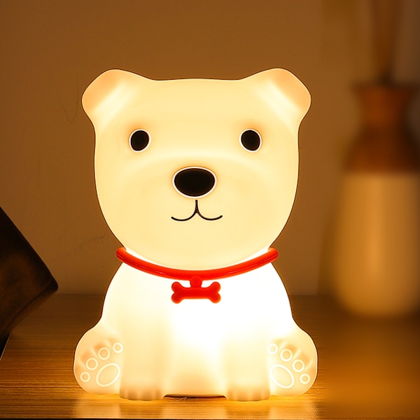 LED Nattljus för barn Touch Sensor Rolig hundfjärrkontroll