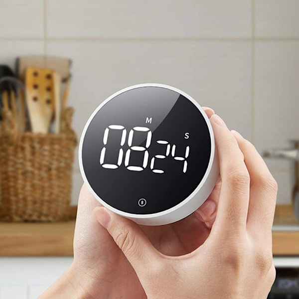 Magnetisk LED Digital Timer Elektronisk Countdown Alarm Clock