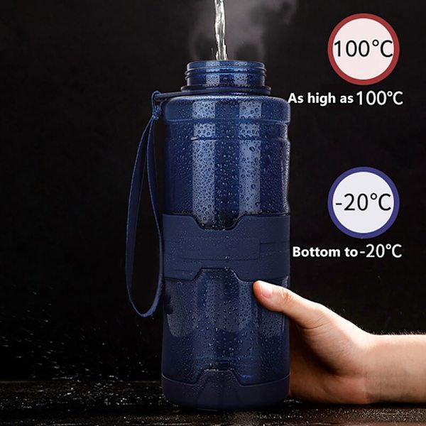 1500ml Plast Sport vattenflaska Space Vattenkokare utomhus