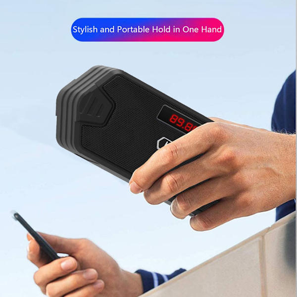 Bärbar trådlös Bluetooth -högtalare Subwoofer Stereo