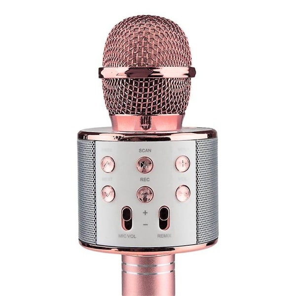 KTV-Trådlös Karaoke Mikrofon-Rosé