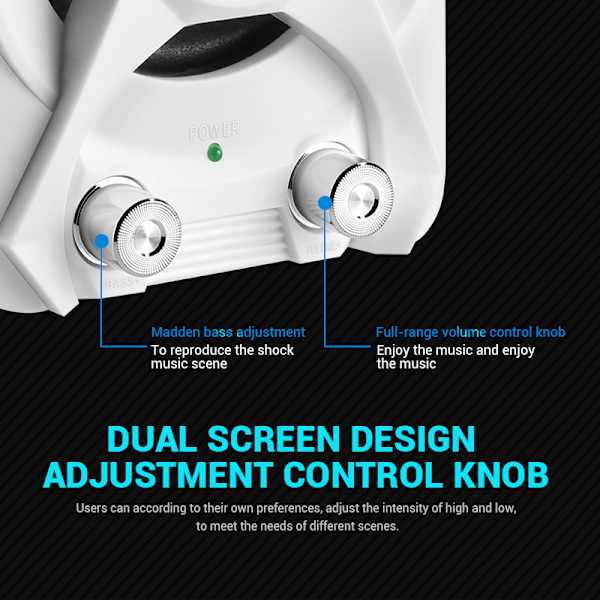 Kabelanslutna datorsubwooferhögtalare 5W+3W*2 Set Bas