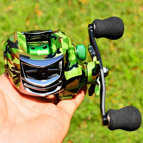 Kastrullar 10KG/22LB Drag Fishing-rullar 18 + 1BB hög