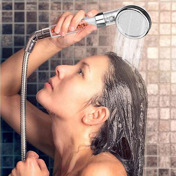 Duschhuvud, 3 lägesfunktioner Spray handhållna duschmunstycken