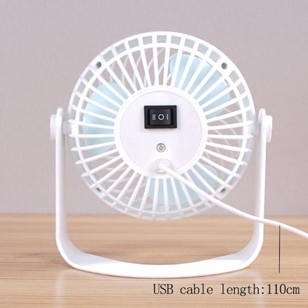 USB bordsbord med stark vind tyst 2 hastigheter justerbart 360