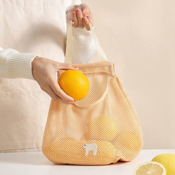 6st Kök Multifunktionell Hängande Frukt Och Grönsaker