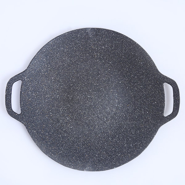 Maifan Stone rund stekpanna i koreansk stil med non-stick, Black 36cm