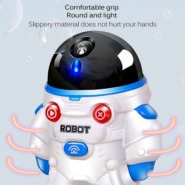 Elektrisk Bubble Machine Spaceman Söt Ljud Lätt Lätt