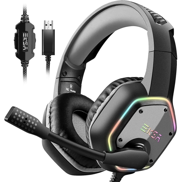 USB Gaming Headset, 7.1 Surround Sound Gaming Headset, PS4