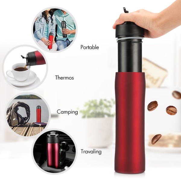 Recafimil Portable French Press Pot Double Thermal