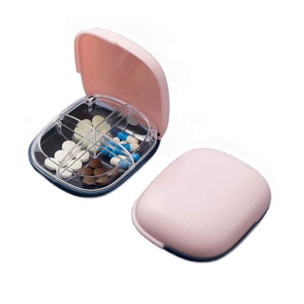 2st Travel Portable Flip Pill Box, Mini Portable Pill Green
