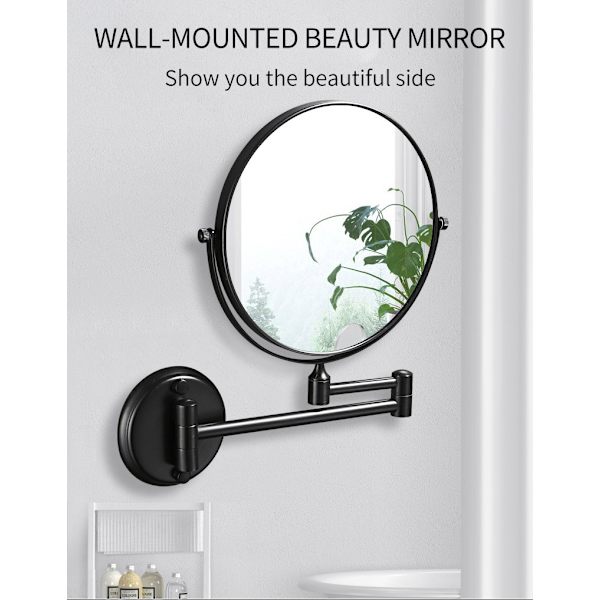 Badspegel Makeup Magnifier Speglar 1:1 och 1:3 360 Rotera