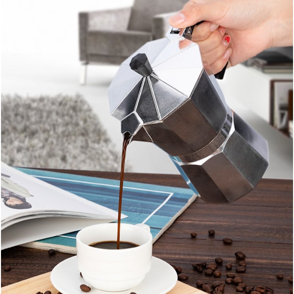 Italiensk espresso latte kaffebryggare