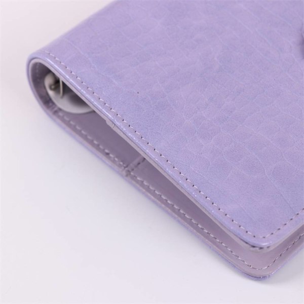 Crocodile Pattern Macaron Notebook, Budget Notebook Notepad Black A6