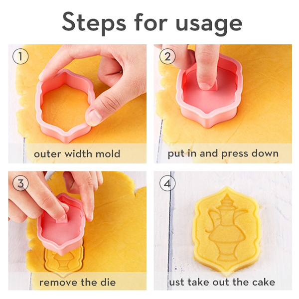 6st/ set Bakform Form Set Ramadan Islamic Cake
