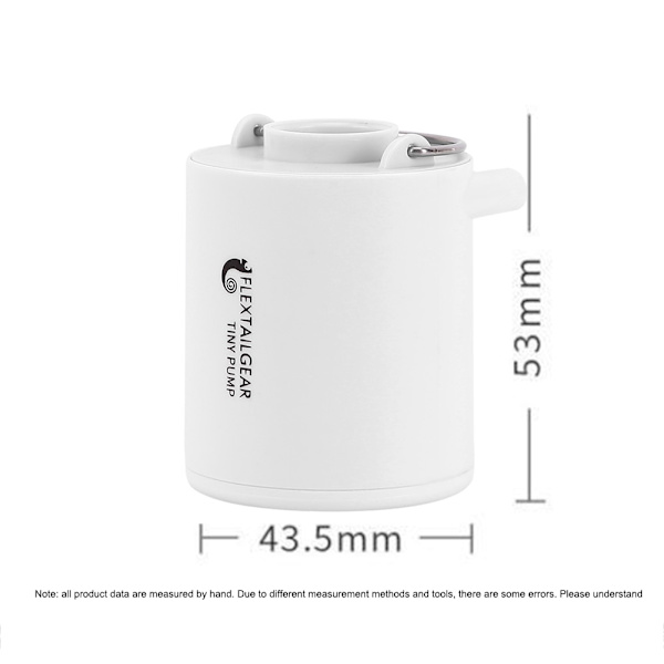 Camping Air Pump Uppblåsbar Tiny Pump Elektrisk USB Mini Mat