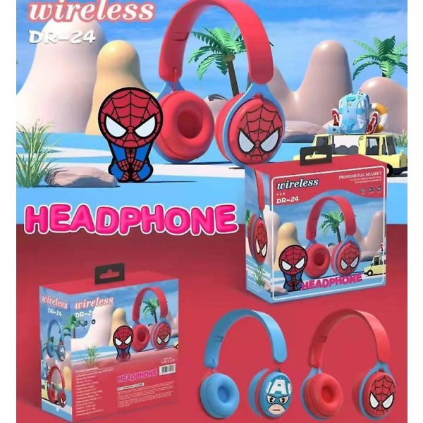 Spiderman Bluetooth Headset hopfällbart