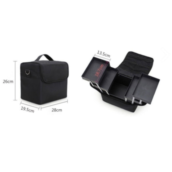 Portable Makeup Organizer Cosmetic Case Professional Makeup