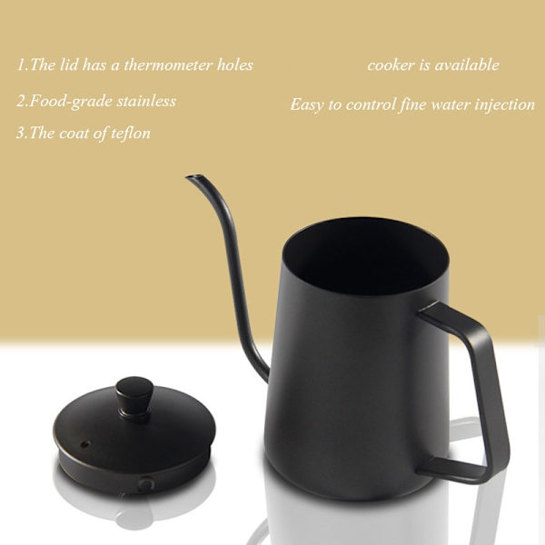 600 ml Droppkokare Kaffe Tekanna Non Stick Coating Food