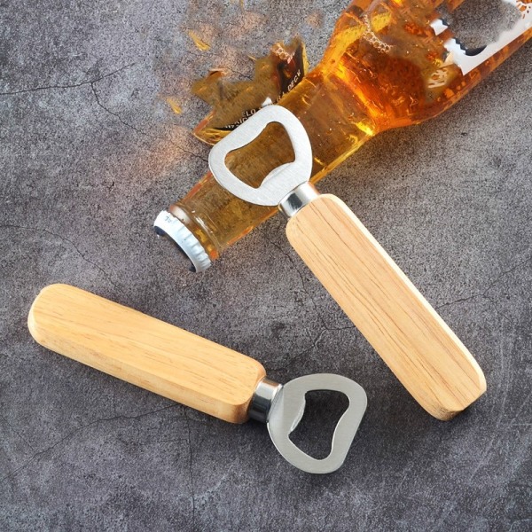 5st/ set Bartender Flasköppnare Gummi Trä Handhållet Vin