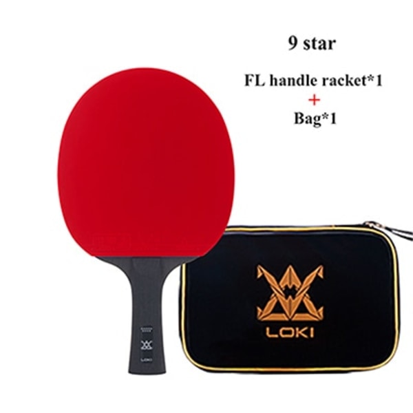 9 Star Super Sticky Bordtennisracket kolblad