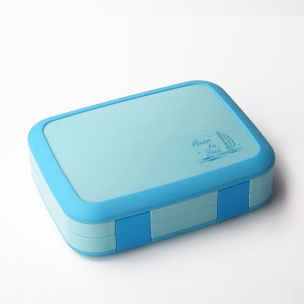Mikrovågsugn Lunchbox Bärbar Flergaller Bento Box För