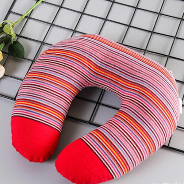 Bovete Husk U-formad nackkudde, Travel Plane Nap Red