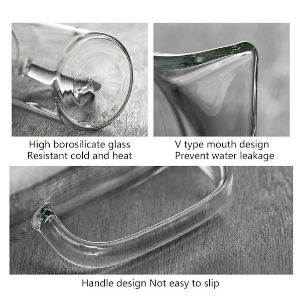 Vattenflaska i kallt glas Vattenkokare Transparent Stor
