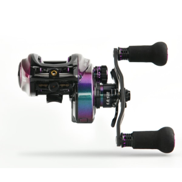 Baitcasting-rulle 11+1 skärmade kullager 7,5 kg kol