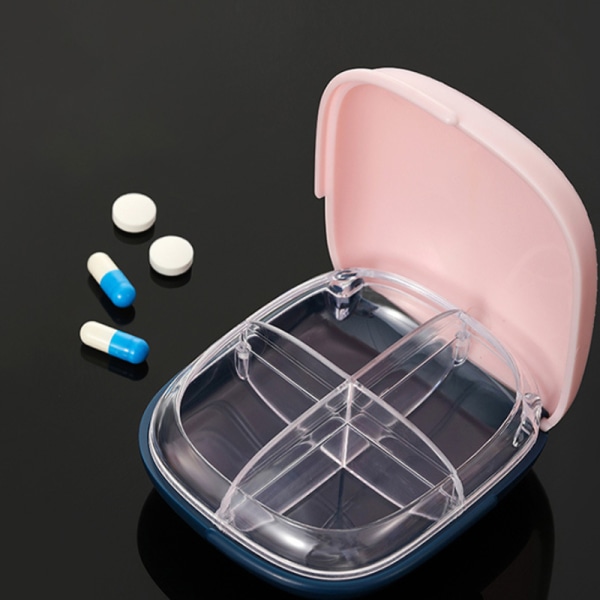 2st Travel Portable Flip Pill Box, Mini Portable Pill Green