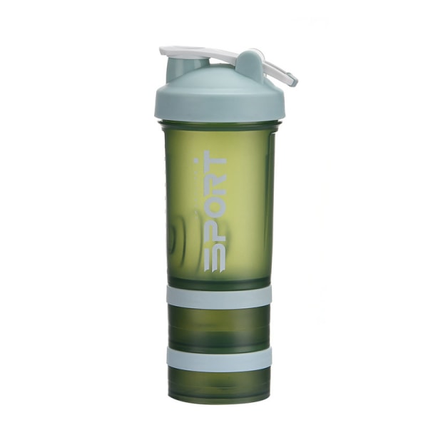 450ML Fitness Milkshake Shaker Cup med stor kapacitet, Fitness Green