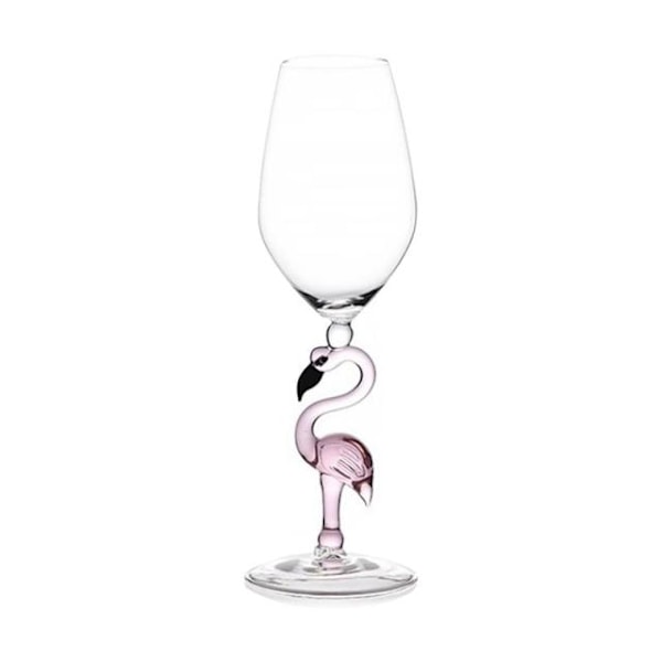 1st 330ml Dekorativt Flamingo Form Vinglas För Hem Bar