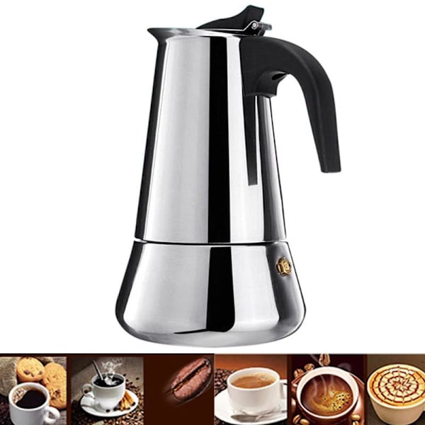 450 ml koppar kaffekanna rostfritt stål Mocha Espresso Latte