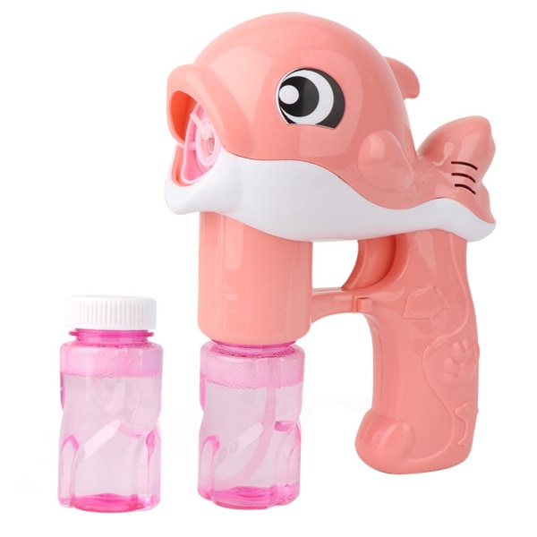 Automatisk Dolphin Bubble Machine Tecknad Sommarleksak Utomhus