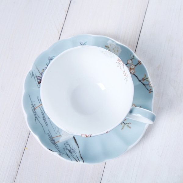 Creative Simple Cups Fat Set Mönster Art Modern Återanvändbar