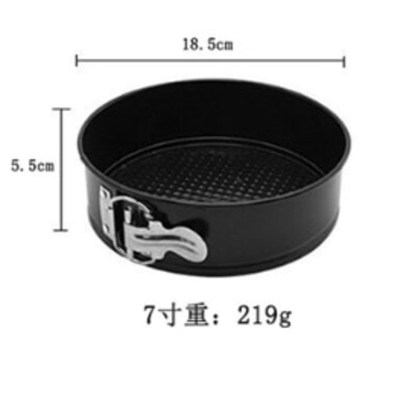 4/7/9 tum non-stick avtagbar botten kakform set Bake