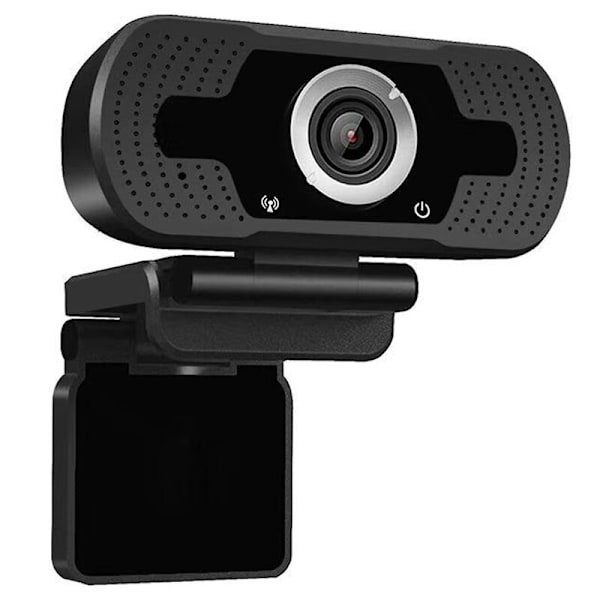 Svart 1080P HD webbkamera | HD Plug &amp; Spela webbkamera med