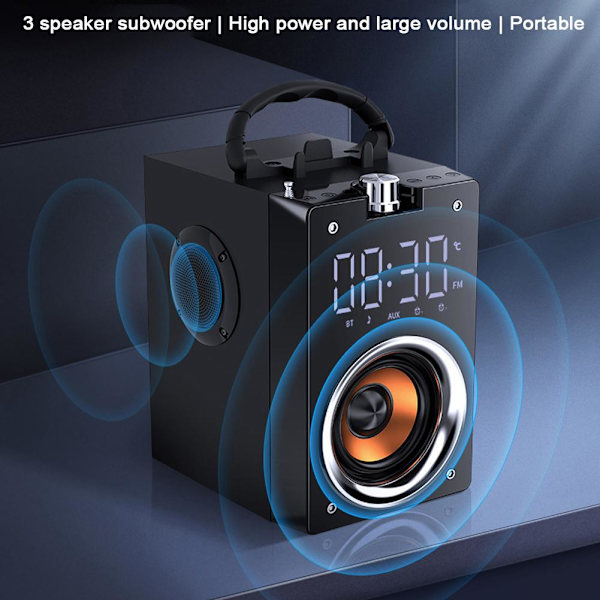 Bärbar Bluetooth högtalare med hög power trådlös stereo