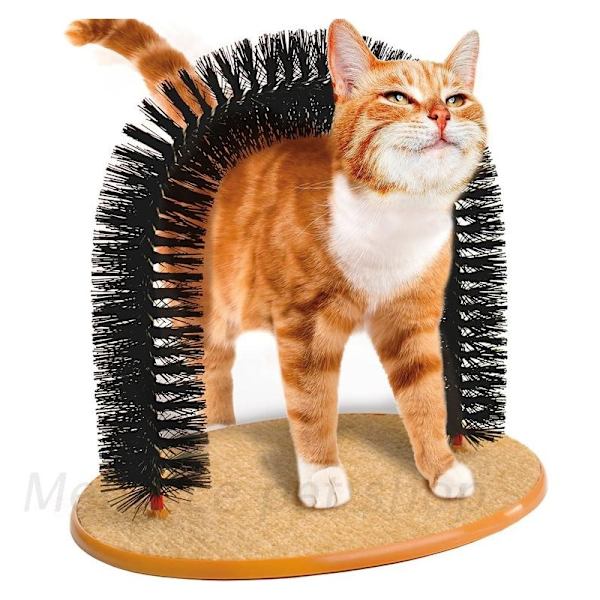 Pet Cat Massage kammar Arch Hair Grooming Scratcher Cleaning