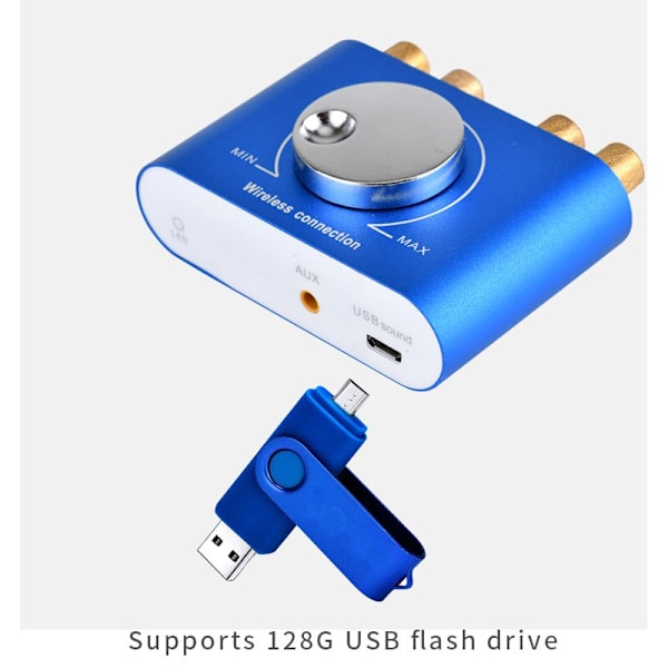 Bluetooth 4.2 Förstärkare Audio Digital Förstärkare Hi Fi Stereo