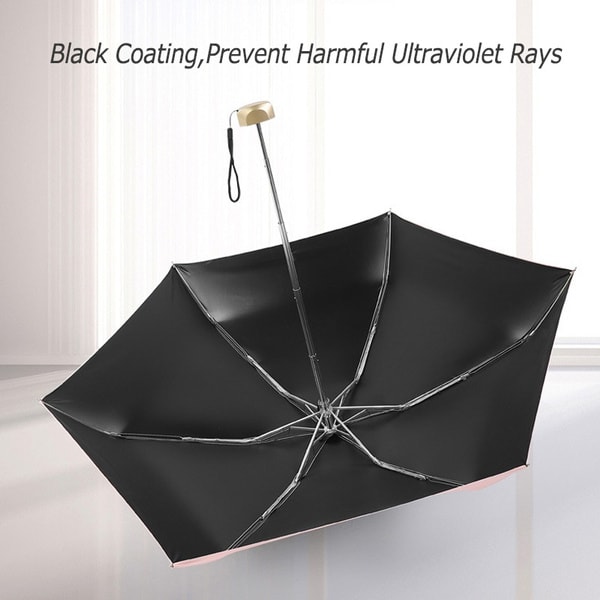 Paraply Mycket litet mini paraply Vinyl paraplyficka
