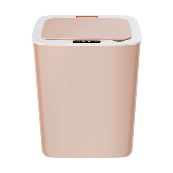 Uppladdningsbar papperskorg, Smart Sensor papperskorg, hushåll Pink rechargeable