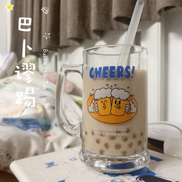 Ölmugg Stor kapacitet Söt vattenkopp dricker kaffe