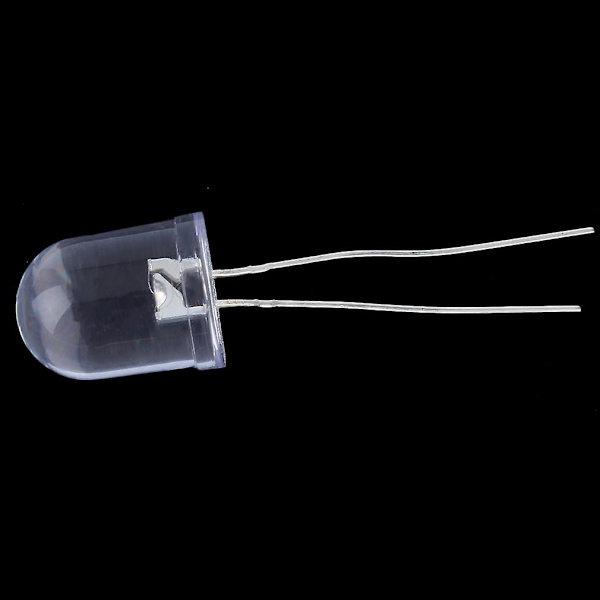20 st 10 mm 0,5 w Vit 290 000 mcd 40° Large Chip Ultra