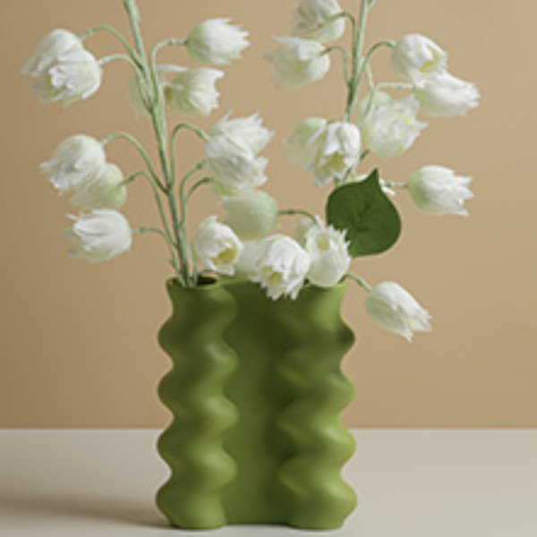 Geometrisk Vas Morandi Keramik, Vardagsrumsblomma B