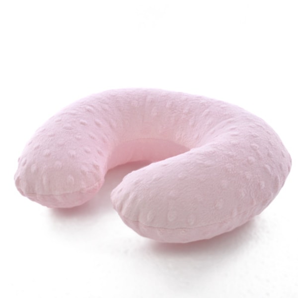 Baby Baby Travel uppblåsbar kudde, kreativ tecknad hals Pink