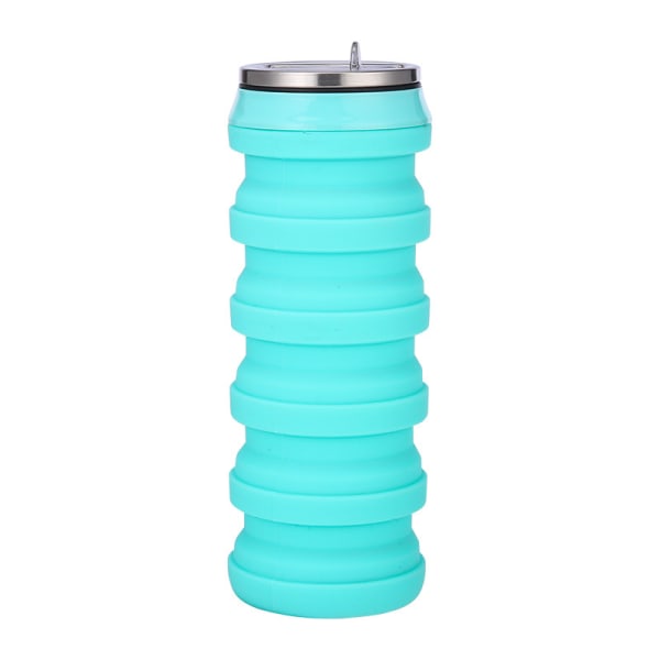 480MLPlatinum vikbara silikonkoppar, colaburkar, Green 480ML